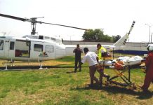 Se realizan en promedio 4 traslados diarios en ambulancia aérea